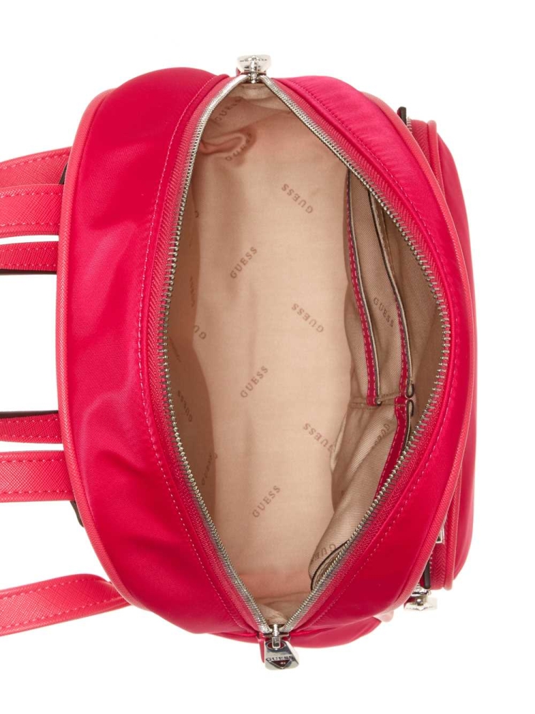 Fuchsia Women's GUESS Little Bay Backpacks | USA74BDEJM