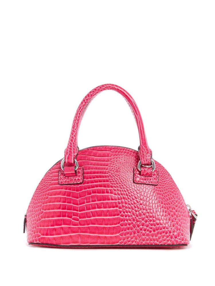 Fuchsia Women's GUESS Shilah Small Dome Crossbodies | USA41RPBUV