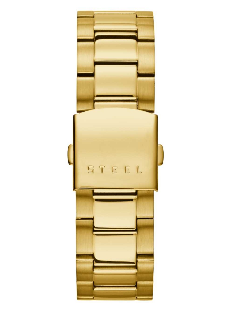 Gold Men's GUESS Gold-Tone Classic Watches | USA65CRVYA