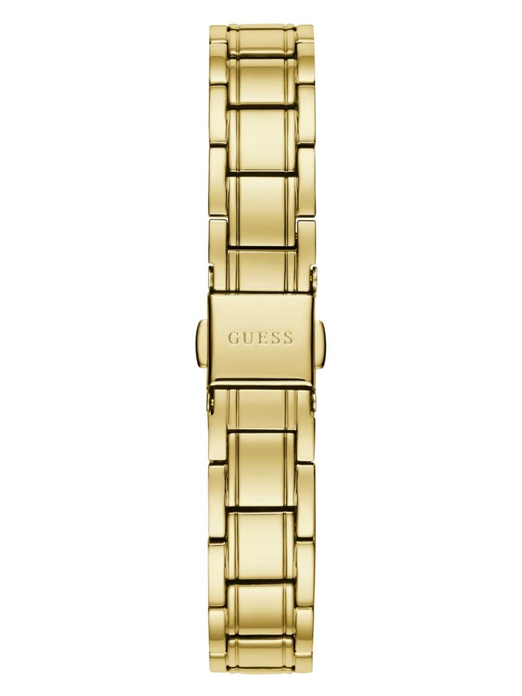 Gold Women's GUESS Gold-Tone Analog Watches | USA67VAQDH