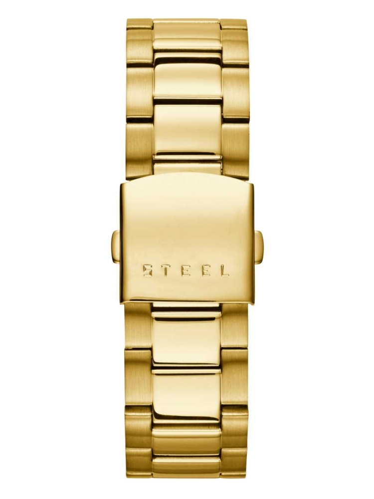 Gold Women's GUESS Gold-Tone Chronograph Watches | USA86FOHUD