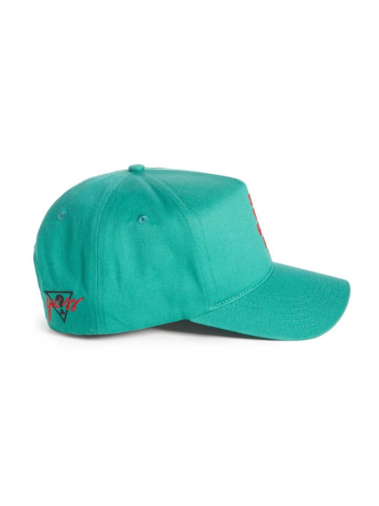 Green Blue Women's GUESS Originals x Anna Nicole Smith Miss Me Hats | USA05FCSNG