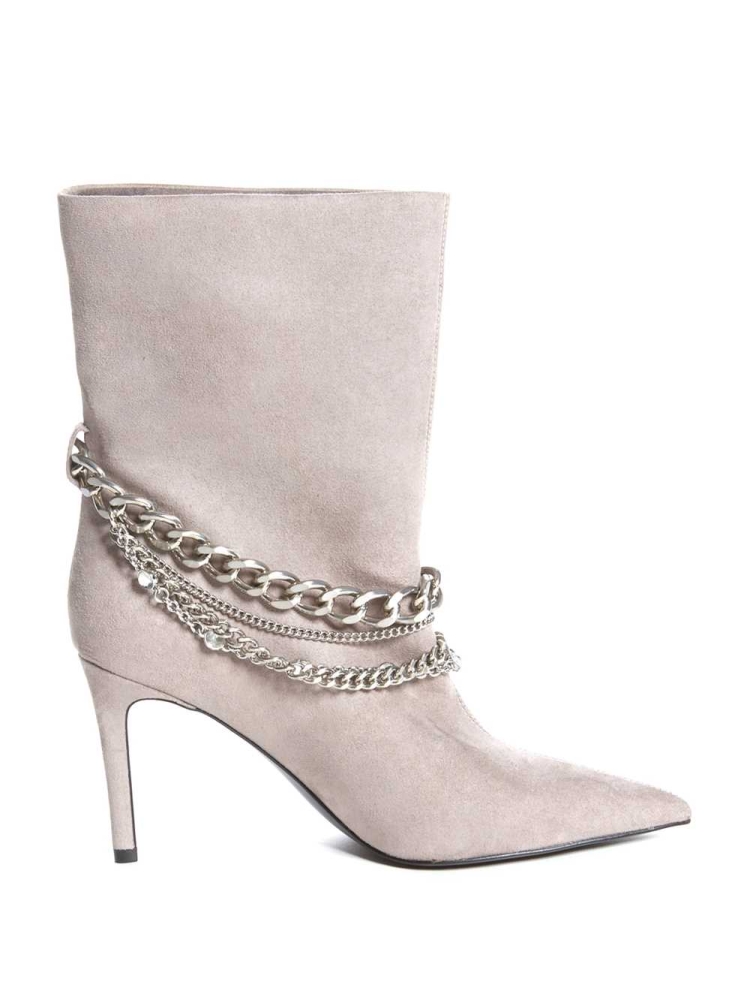 Green Women's GUESS Dasilde Chain Booties | USA48WSPKC