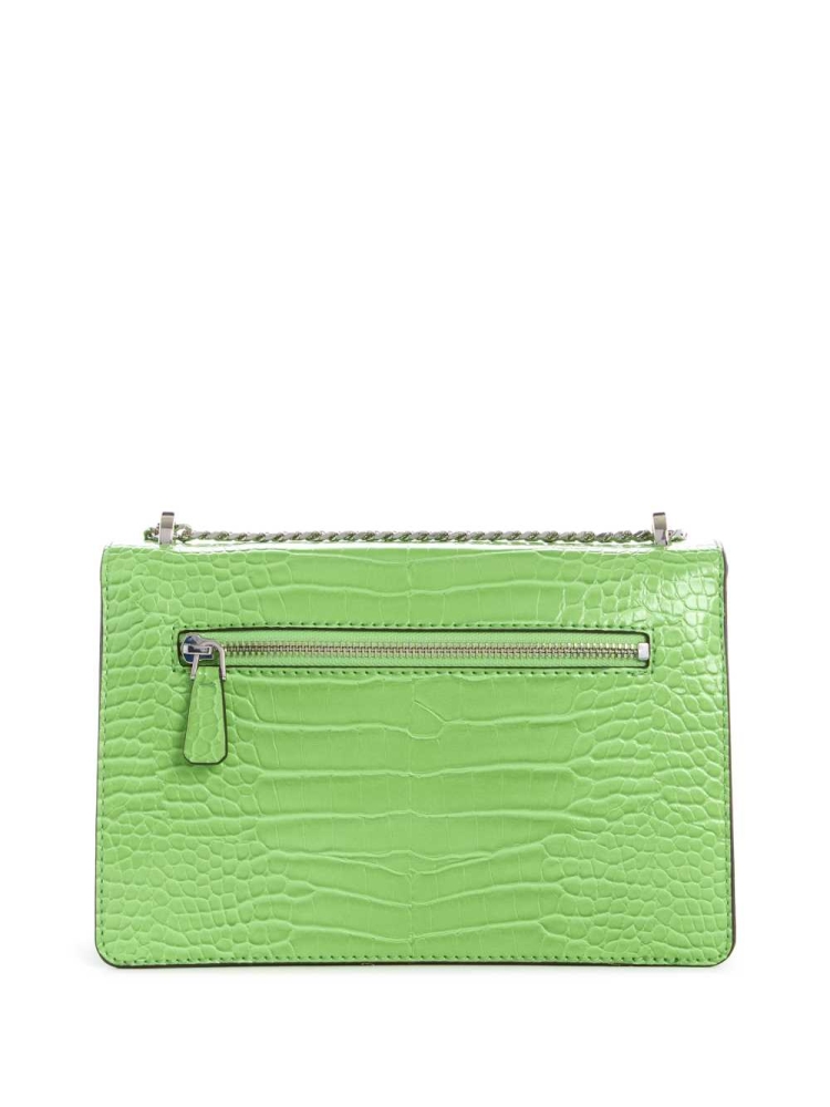 Green Women's GUESS Katey Convertible Crossbodies | USA94WAZSP