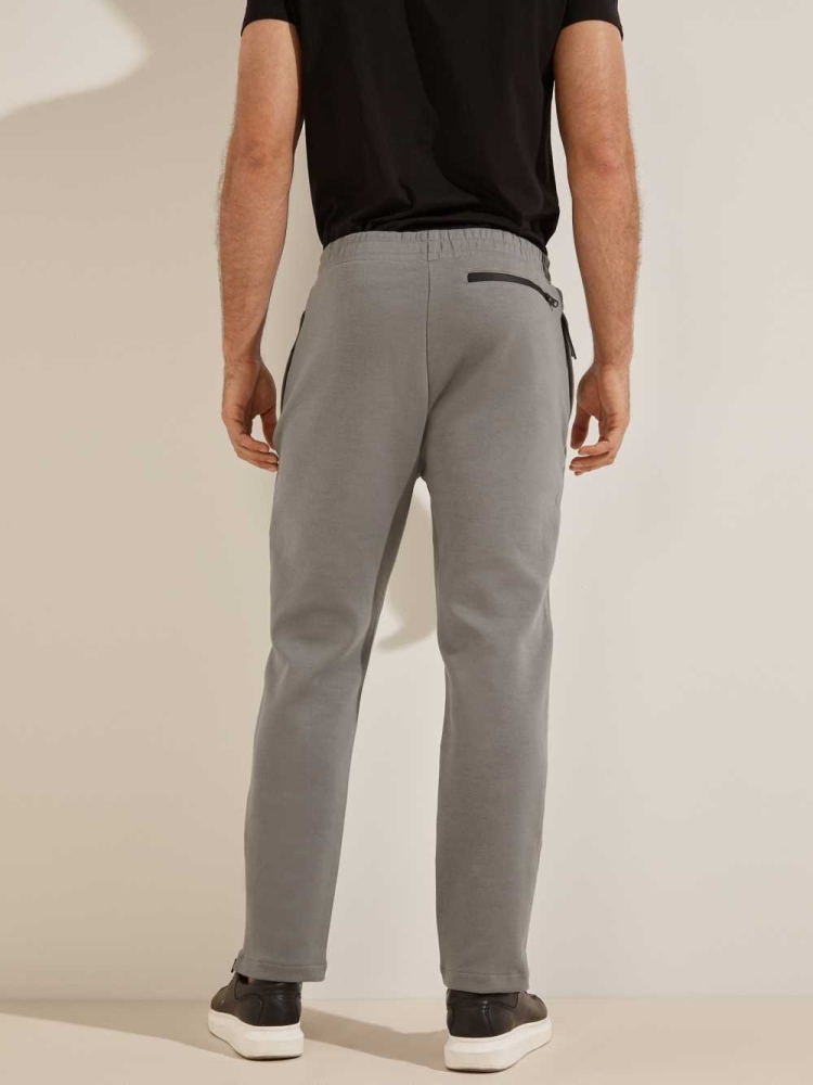 Grey Men's GUESS Abbot Pants | USA46JRVUD