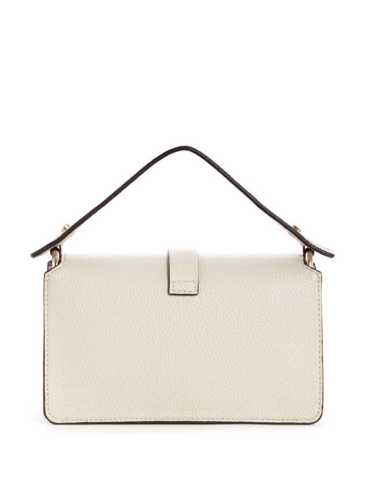 Grey Women's GUESS Albury Mini Crossbodies | USA87SNFBE