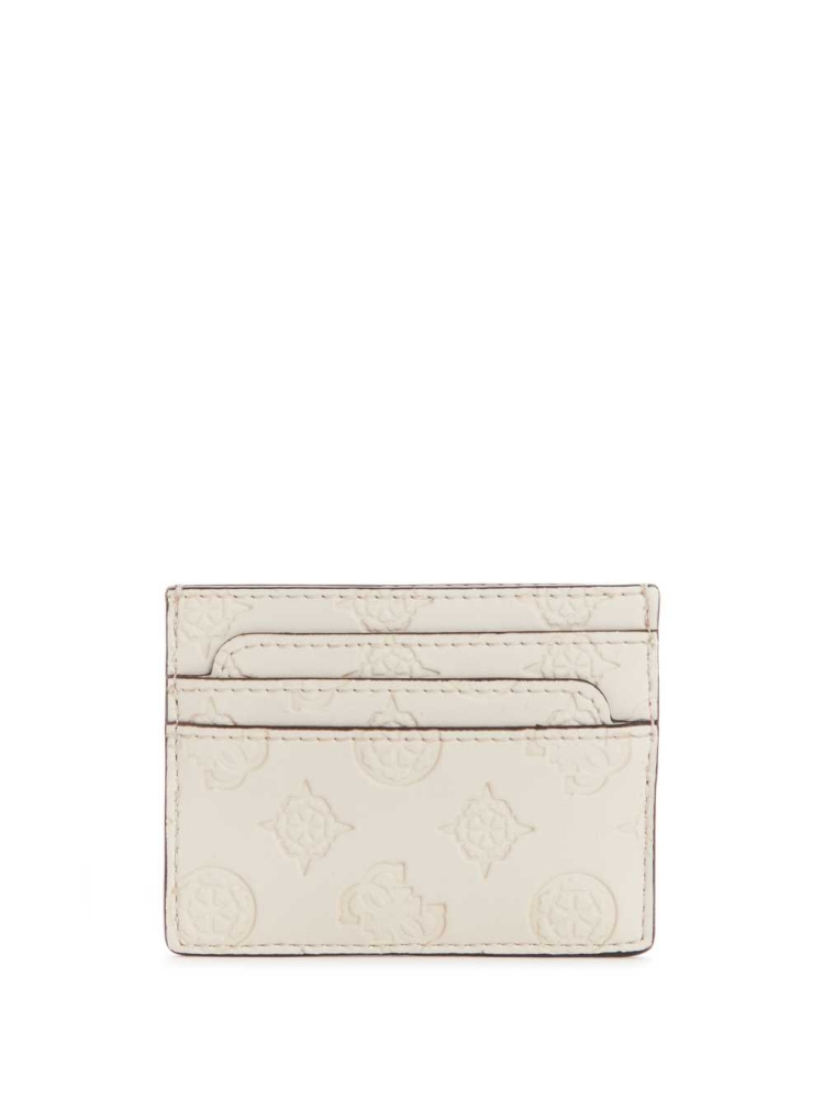 Grey Women's GUESS Bea Card Holder Wallets | USA86TLIYE