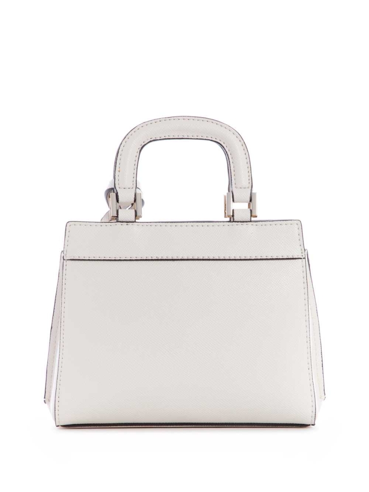 Grey Women's GUESS Katey Mini Satchels | USA89CJLWZ