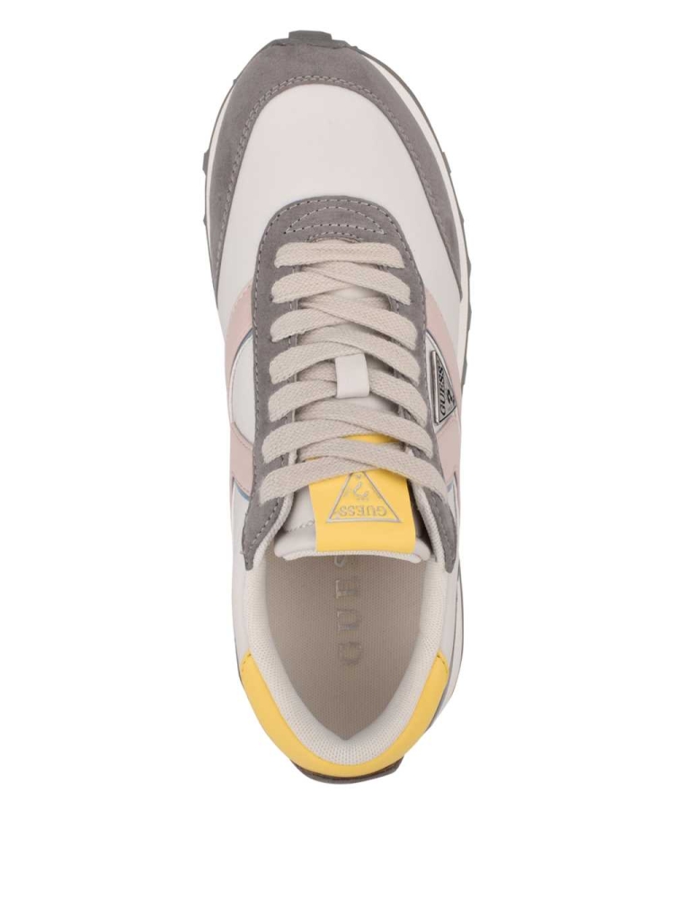 Grey Women's GUESS Samsin Color-Blocked Sneakers | USA04NBRXH