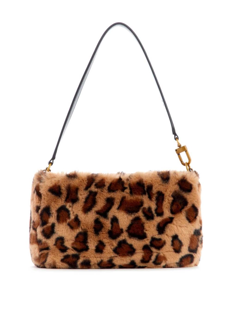 Leopard Women's GUESS Katey Luxe Leopard Mini Shoulder Bags | USA20TKYLJ