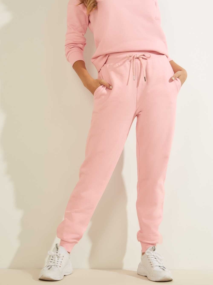 Light Pink Women\'s GUESS Eco Alene Joggers | USA29MZALB