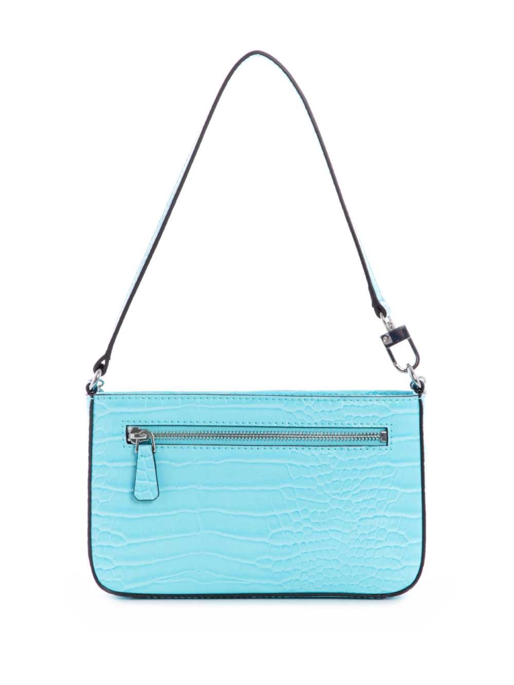 Light Turquoise Women's GUESS Katey Mini Shoulder Bags | USA02OSDUL