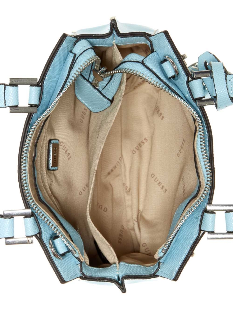 Light Turquoise Women's GUESS Katey Mini Satchels | USA10TJROI