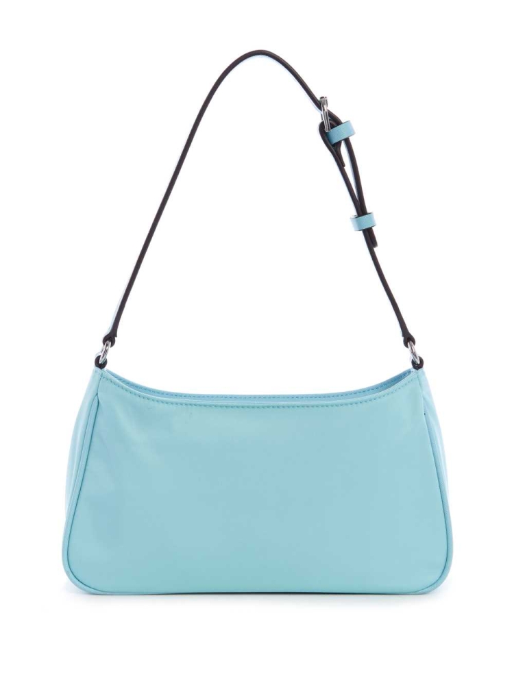 Light Turquoise Women's GUESS Little Bay Shoulder Bags | USA39GWIOD