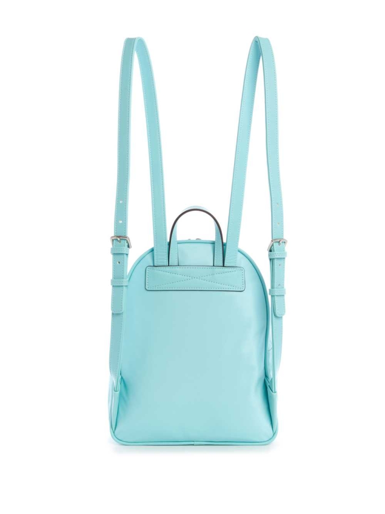 Light Turquoise Women's GUESS Little Bay Backpacks | USA85VISWL