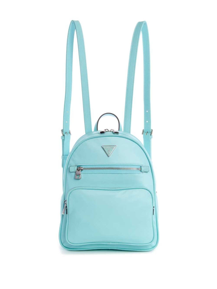 Light Turquoise Women\'s GUESS Little Bay Backpacks | USA85VISWL