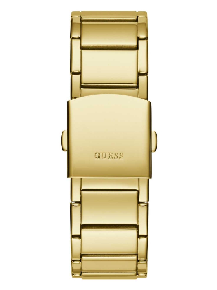 Multicolor Men's GUESS Gold-Tone Multifunction Watches | USA72ENMCD