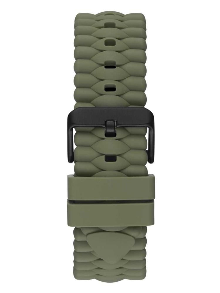 Multicolor Men's GUESS Olive And Black Multifunction Watches | USA03RKUSI