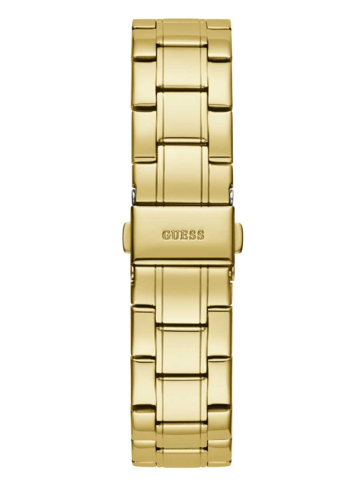 Multicolor Women's GUESS Black and Gold-Tone Analog Watches | USA51IDYLZ