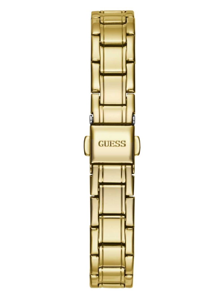 Multicolor Women's GUESS Gold-Tone Diamond Analog Watches | USA39GLWVK