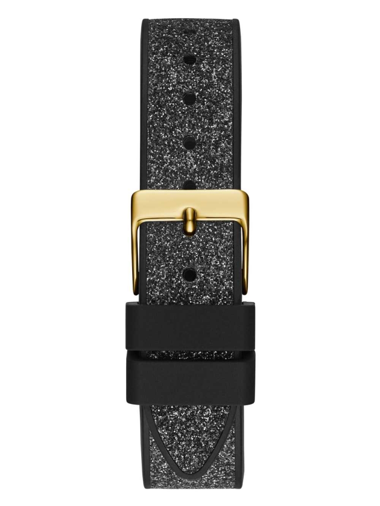 Multicolor Women's GUESS Gold-Tone and Black Shimmer Analog Watches | USA35CHYIM