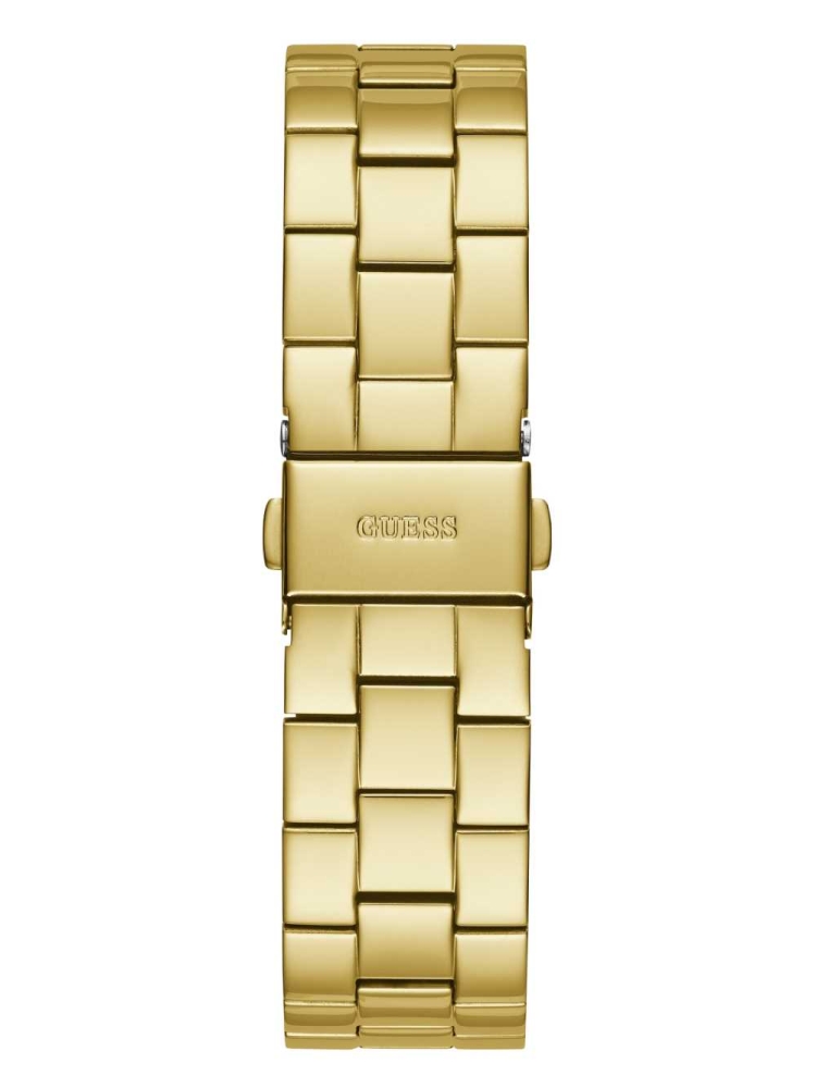 Multicolor Women's GUESS Gold-Tone and Rhinestone Analog Watches | USA15LGNIF