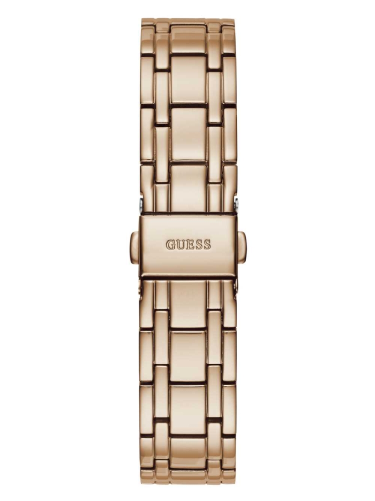 Multicolor Women's GUESS Rose Gold-Tone and Diamond Analog Watches | USA09MBXTK