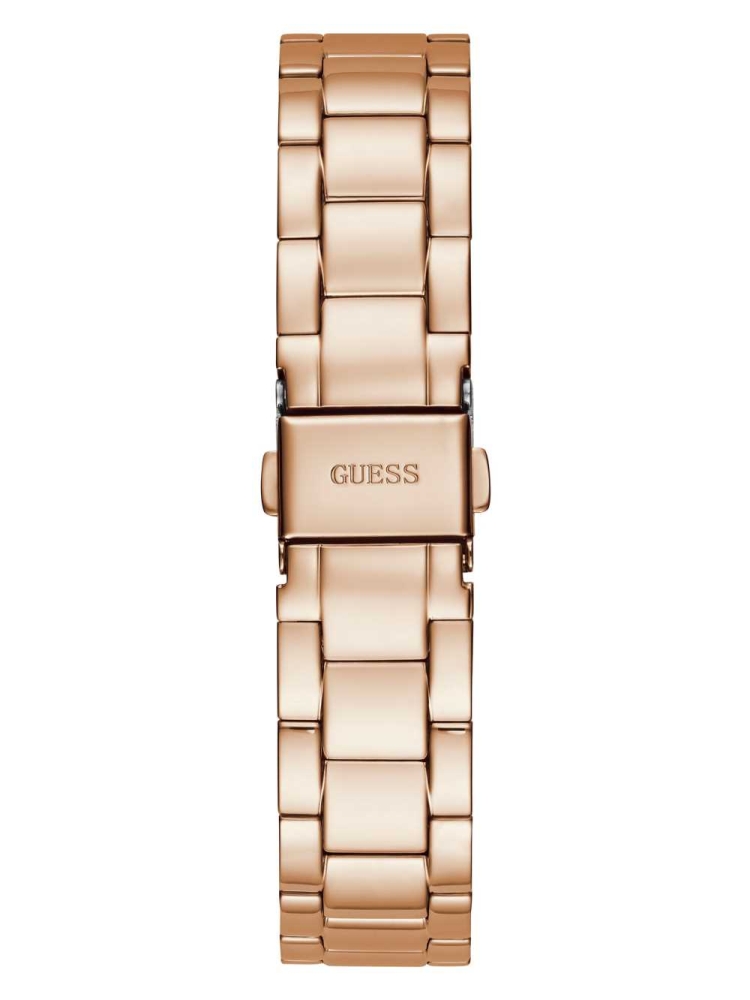 Multicolor Women's GUESS Rose Gold-Tone Analog Watches | USA10PWRIS