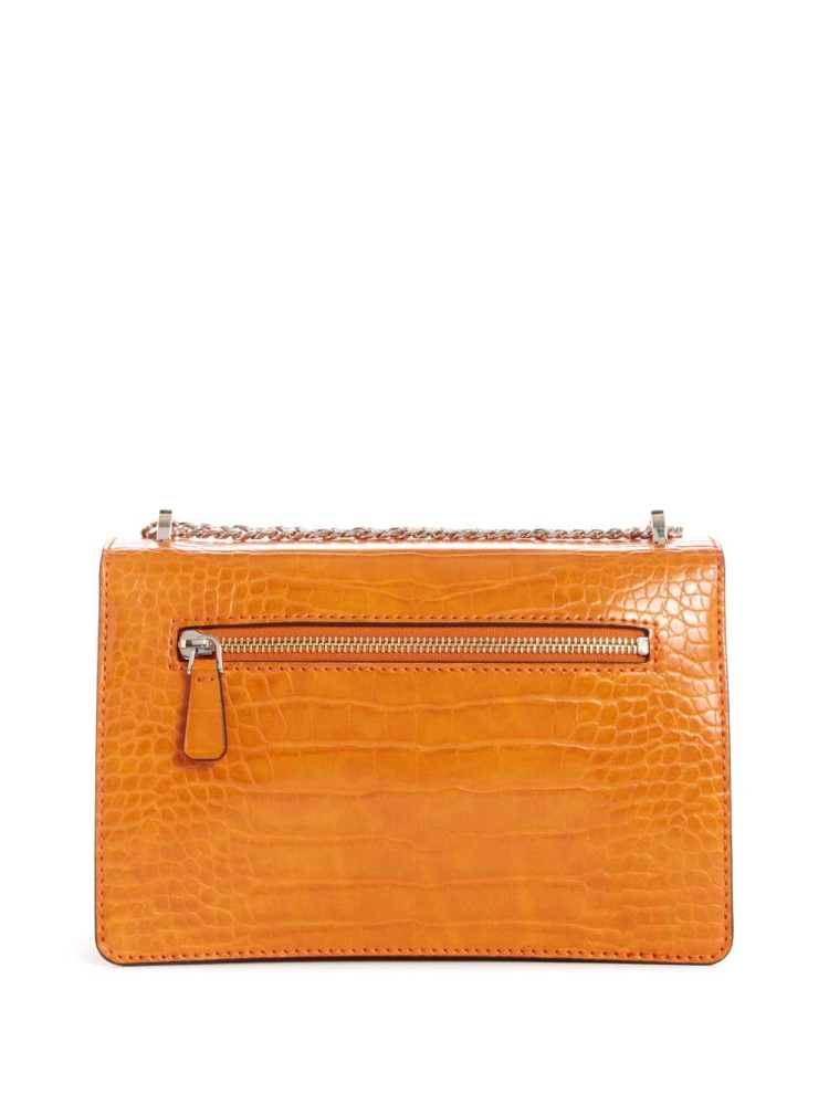 Orange Women's GUESS Katey Convertible Crossbodies | USA98WFPUL