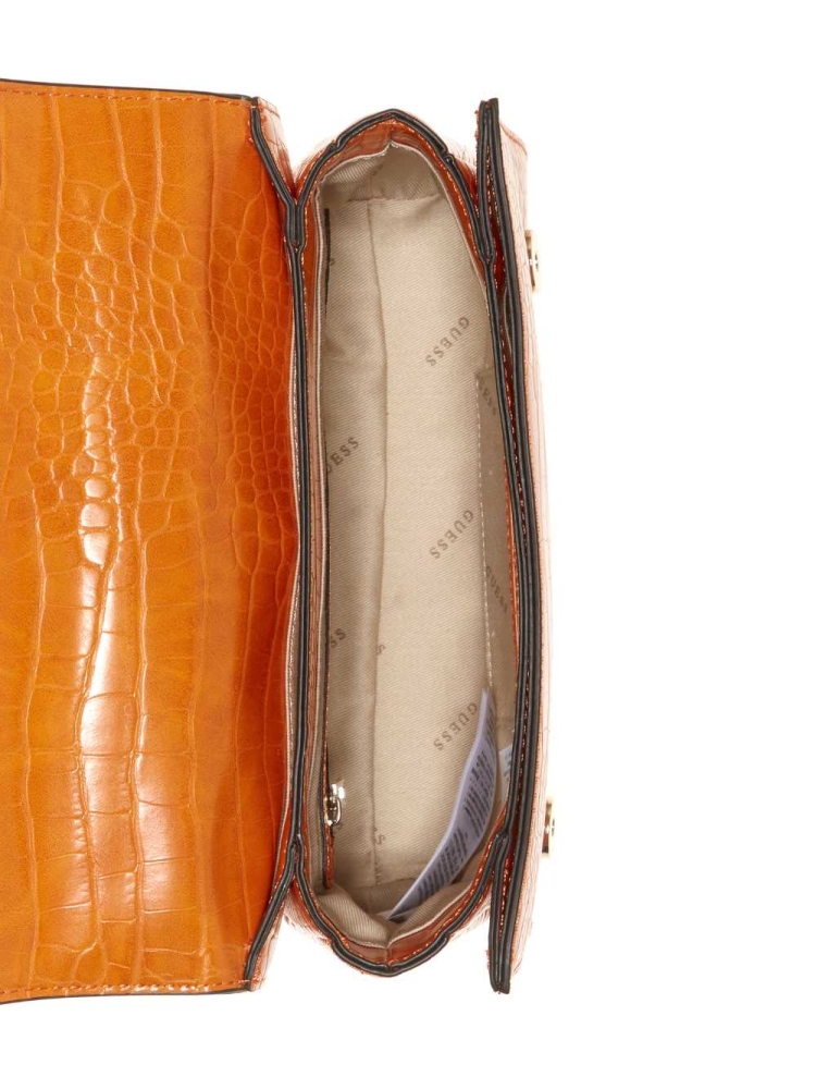 Orange Women's GUESS Katey Convertible Crossbodies | USA98WFPUL