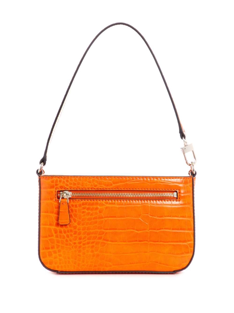 Orange Women's GUESS Katey Mini Shoulder Bags | USA07RAHBD