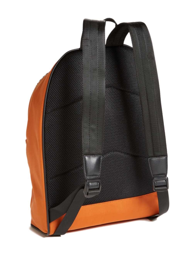 Orange Women's GUESS Quarto Nylon Backpacks | USA50YLVCO