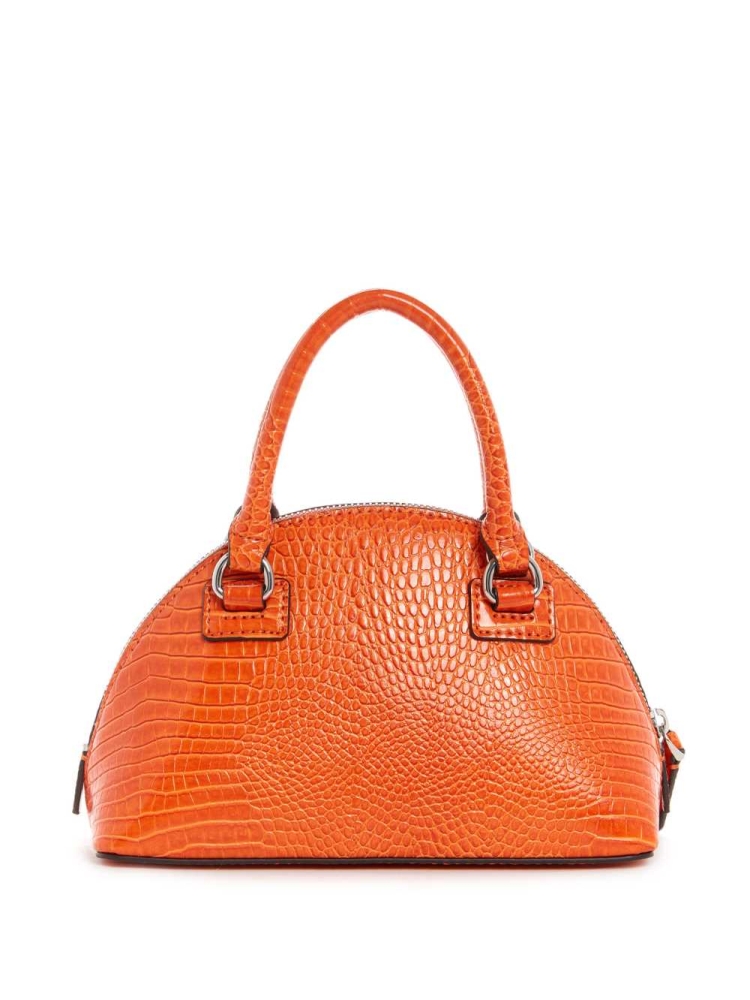 Orange Women's GUESS Shilah Small Dome Crossbodies | USA08GLXIY