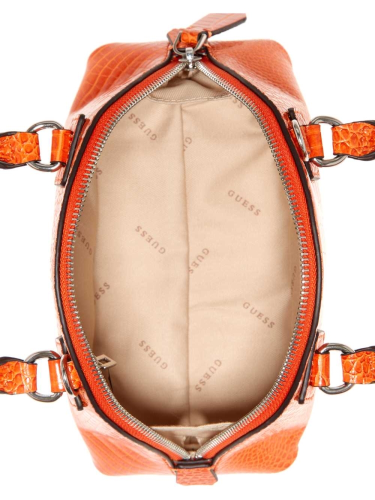 Orange Women's GUESS Shilah Small Dome Crossbodies | USA08GLXIY