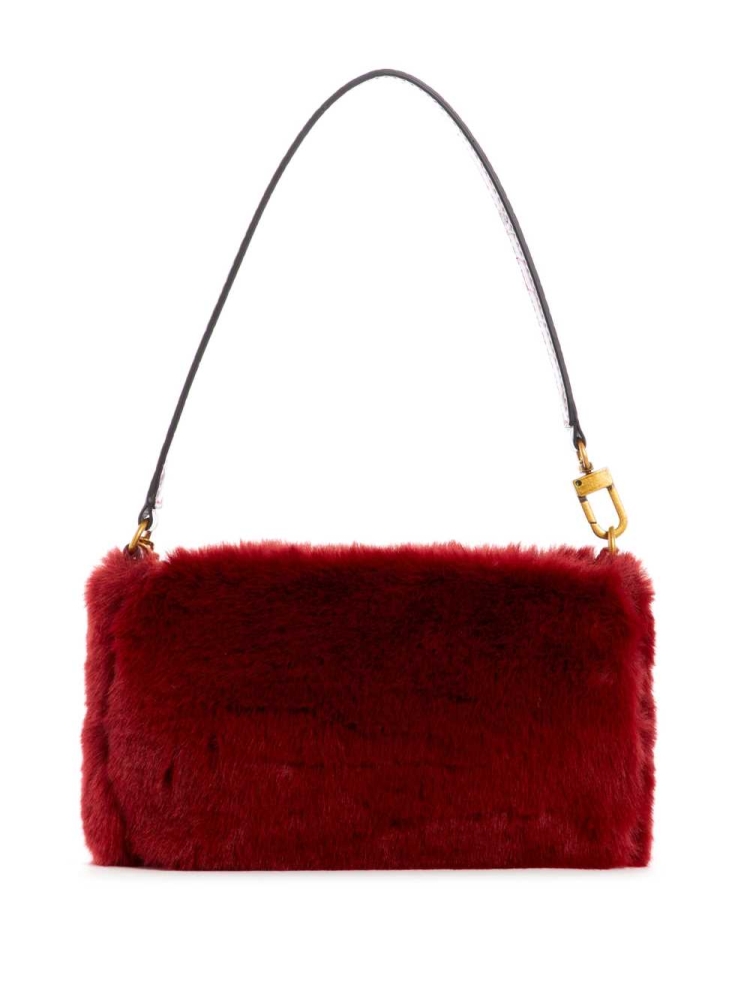 Red Women's GUESS Katey Luxe Mini Shoulder Bags | USA29UQIRH