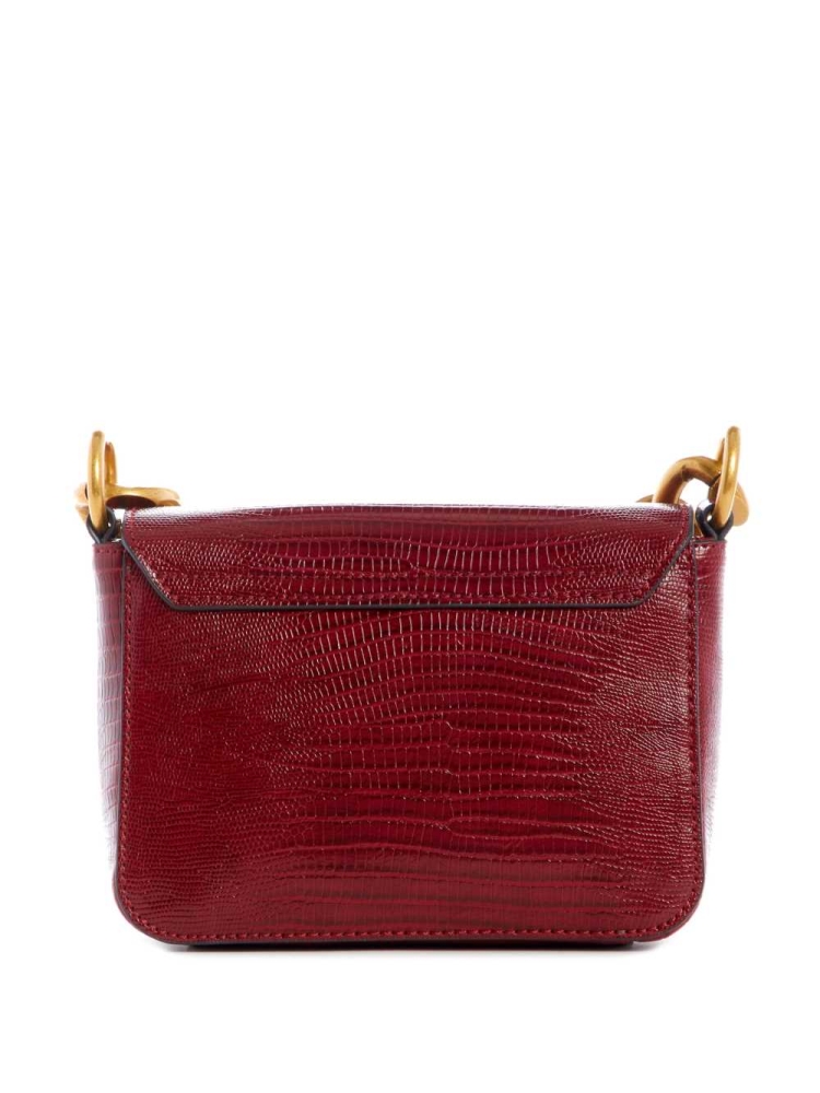 Red Women's GUESS Tullia Mini Crossbodies | USA82CZSFL