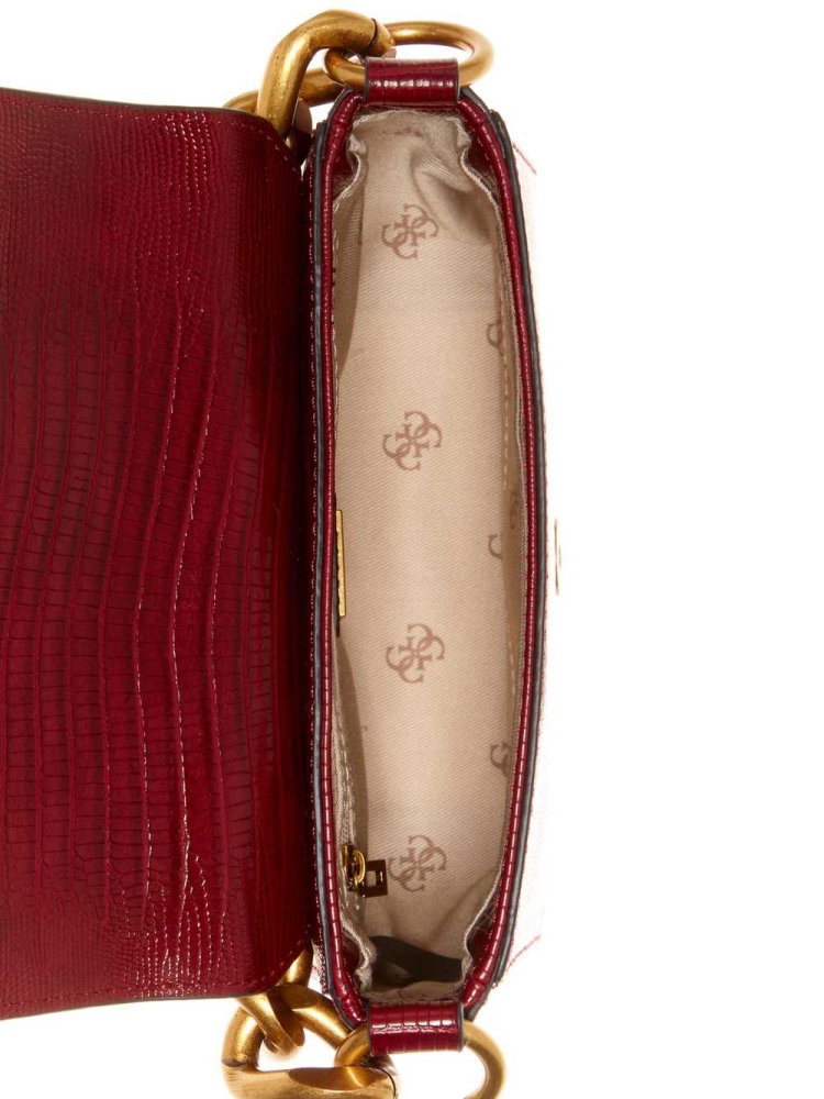 Red Women's GUESS Tullia Mini Crossbodies | USA82CZSFL