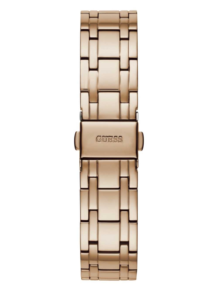 Rose Gold Women's GUESS Rose Gold-Tone Analog Watches | USA37EKVTI