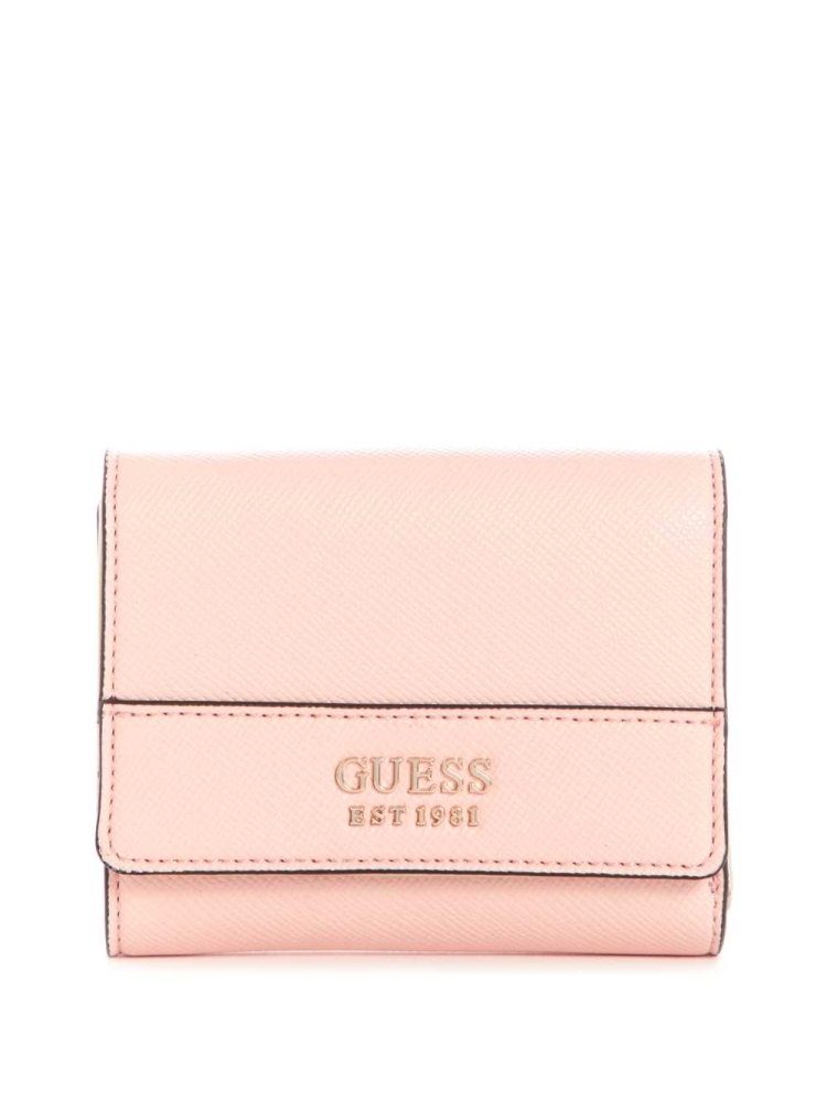 Rose Pink Women\'s GUESS Katey Trifold Wallets | USA41XGCQE