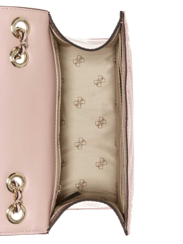 Rose Pink Women's GUESS Lida Convertible Crossbodies | USA03FYIRG