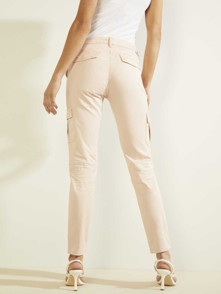 Rose Women's GUESS Sexy Cargo Pants | USA25GFXHN