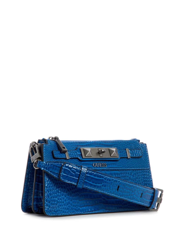 Royal Women's GUESS Raffie Mini Crossbodies | USA14JYAMO