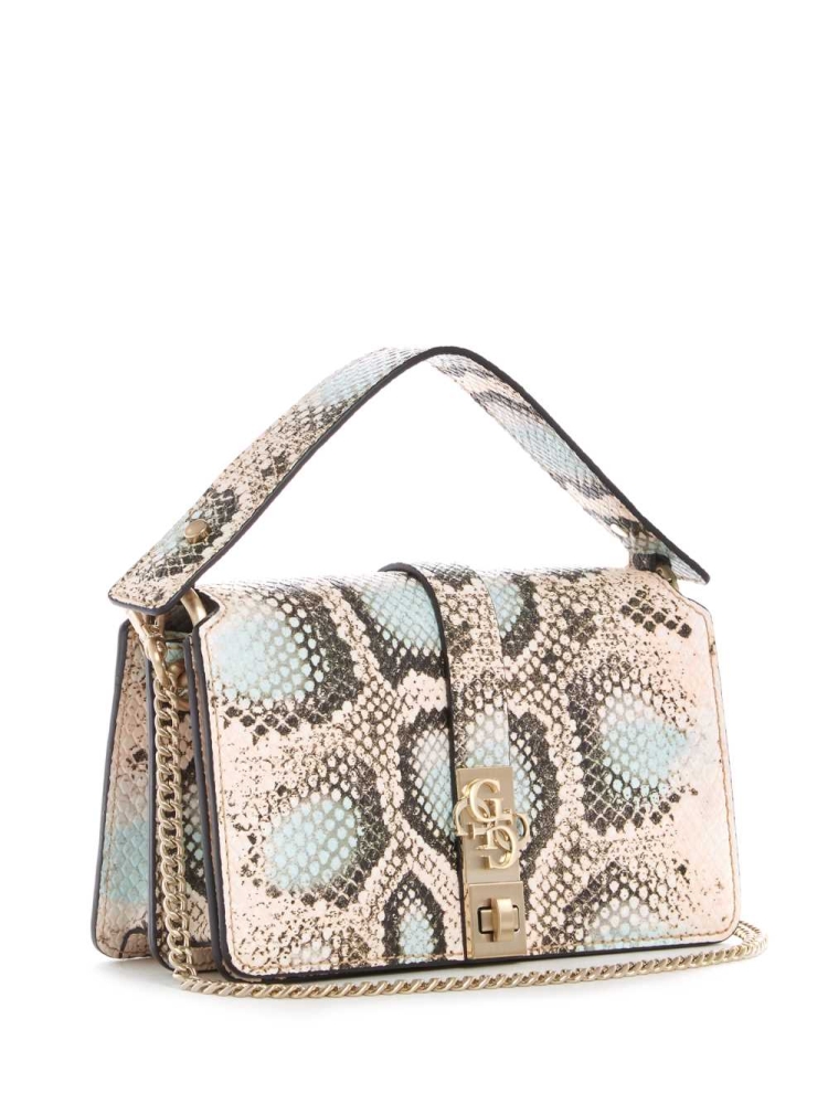 Snake Women's GUESS Albury Mini Crossbodies | USA61NIGXS