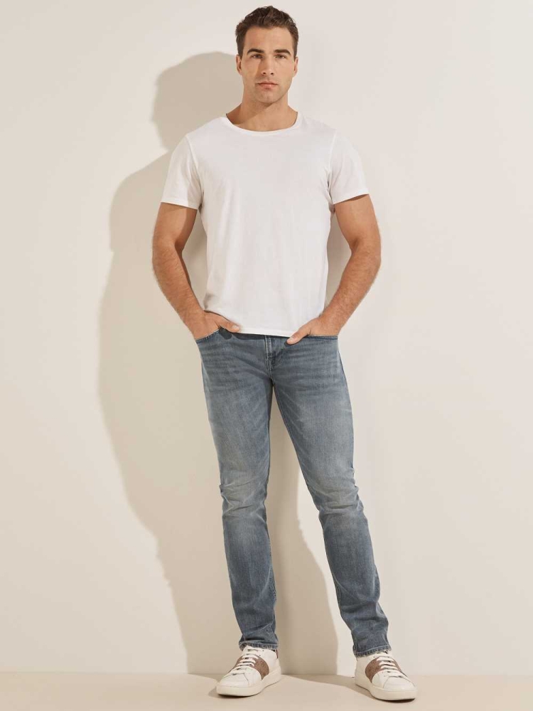 Wash Men's GUESS Eco Miami Skinny Jeans | USA87EVTWB