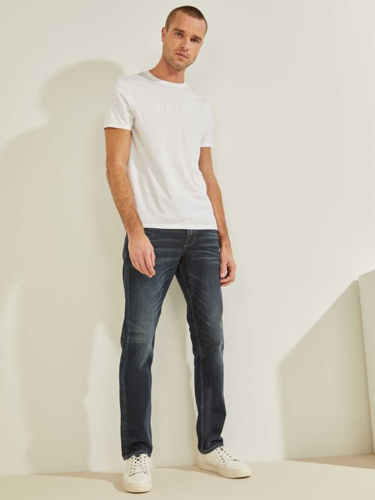 Wash Men's GUESS Eco Slim Tapered Jeans | USA01DBQIK