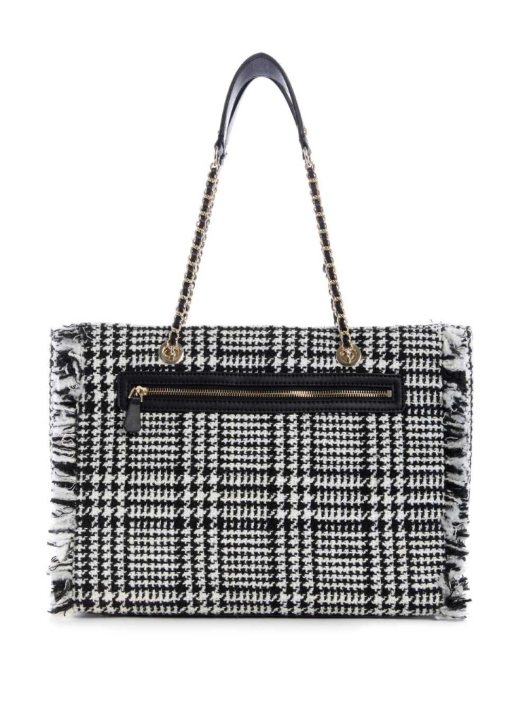 Wash Women's GUESS Cessily Tweed Totes | USA05CDSVF