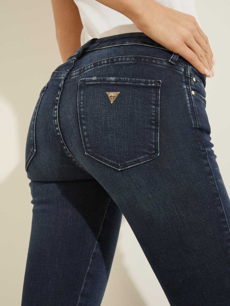 Wash Women's GUESS Sexy Curve Mid-Rise Jeans | USA80DIESM