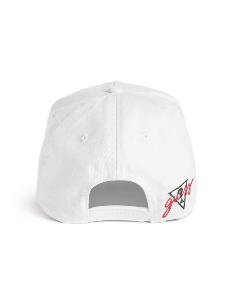 White Women's GUESS Originals x Anna Nicole Smith Signature Hats | USA34NTERZ